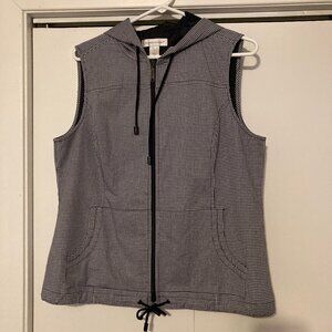 Zip Front Hooded Vest